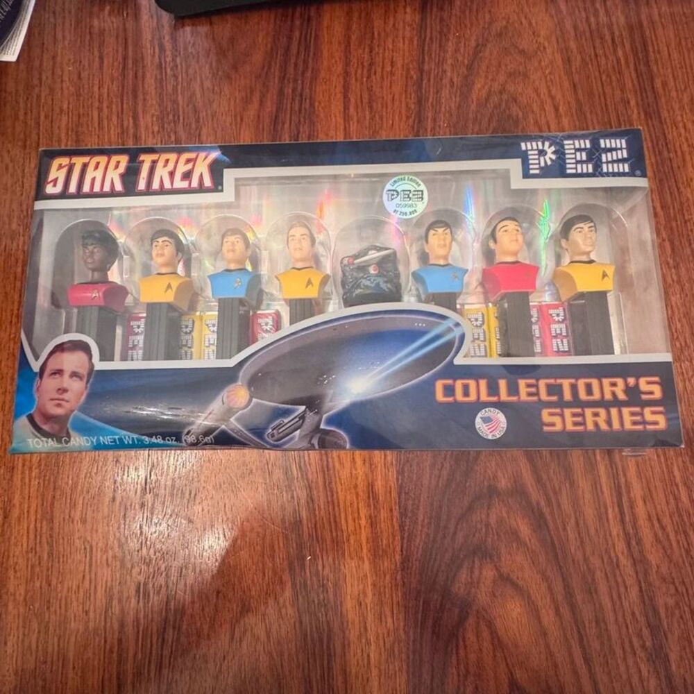 The 2008 Pez Star Trek Limited Edition Collector's Series Set Sealed